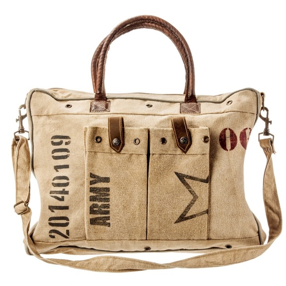 repurposed canvas bags